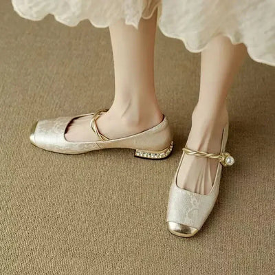 LUCIANA™ | Zapatos De Charol Estilo Mary Jane