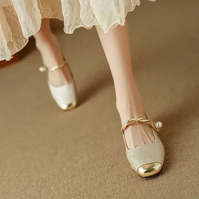 LUCIANA™ | Zapatos De Charol Estilo Mary Jane