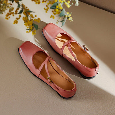 EDITH™ | Zapatos Con Correas Cruzadas