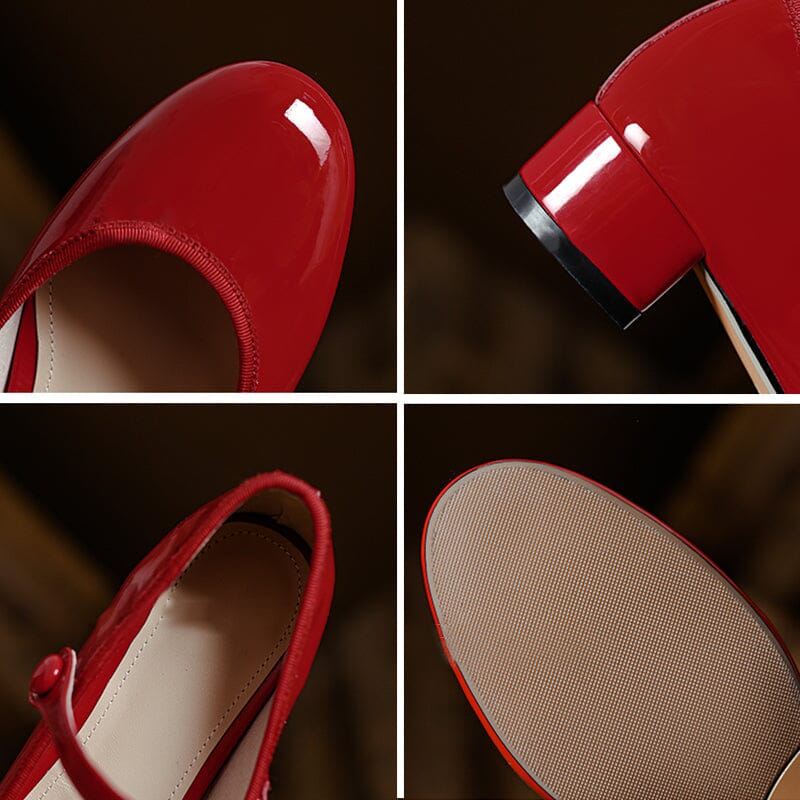 LIVIA™ | Zapatos De Cuero Estilo Mary Jane