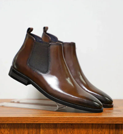 Botas Chelsea de cuero Percival